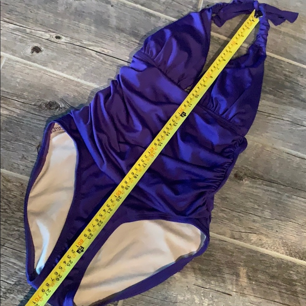 Beach Rays Purple Halter Bathing Suit - Picture 5 of 6